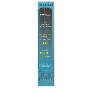 Przypony Drennan HNT Plate Silverfish Maggot nr.20 - 15cm