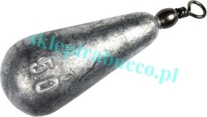 Ciężarek gruszka z krętlikiem Lorpio 35gr (3szt)