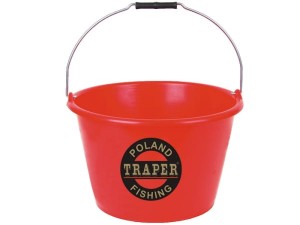 Traper wiadro 17 l  czerwone