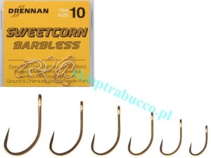 Haczyki Drennan Sweetcorn Barbless